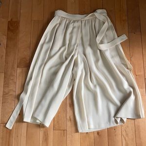 Wide leg wool vintage pants